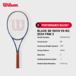 Wilson Blade 98 16X19 V9 RG 2024 Vợt Tennis WR150611U2 - Ảnh 4