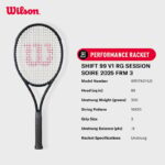 Vợt Tennis Wilson Shift 99 V1 RG Session Soire 2025 FRM Chưa Căng Dây WR174311U - Ảnh 8