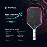 Vợt Pickleball Sypik Triton Pro Gen2 16Mm - Timber - Ảnh 5