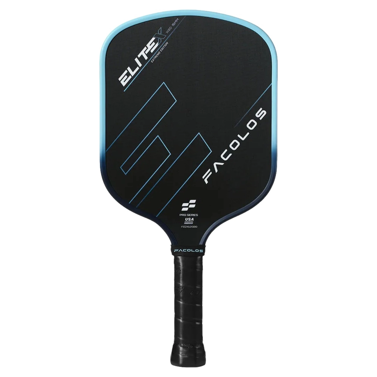 Vợt Pickleball Facolos Pro EliteX Wide Body 16mm - Blue