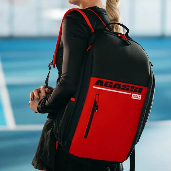 Balo Joola Agassi Vision Ii Backpack Màu Đen Đỏ