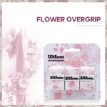 Quấn Cán Vợt Tennis Wilson 2024 Flower Overgrip 3 Pack SMU Pink/White WR8446301001 - Ảnh 2