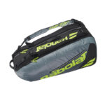 Túi Tennis Babolat PURE AERO X6 Pack ( 751239) Metallic Grey /Yellow/White - Ảnh 3