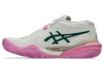 Giày Tennis/Pickleball GEL-RESOLUTION X WOMEN - SOFT OAT/JEWEL GREEN - Ảnh 2