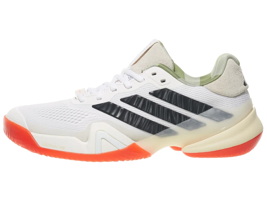 rs (2) Giày Tennis/Pickleball Adidas Barricade 14 White/Carbon/Orange Man - Ảnh 1